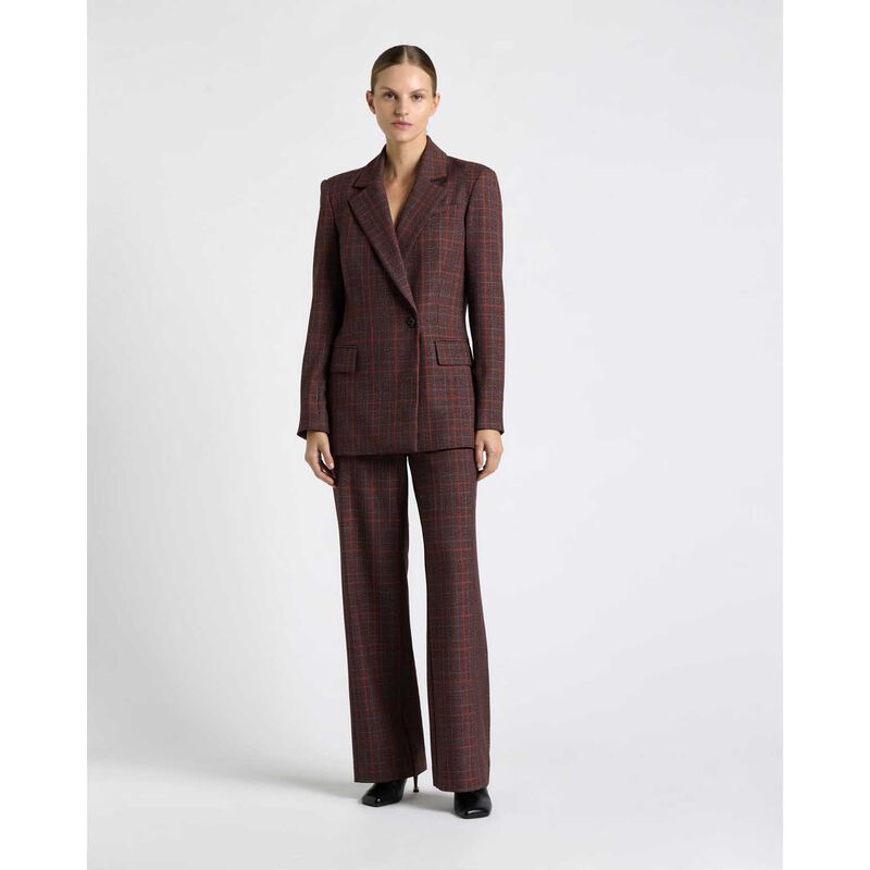 Cue European Prince Of Wales Check Blazer image number 3